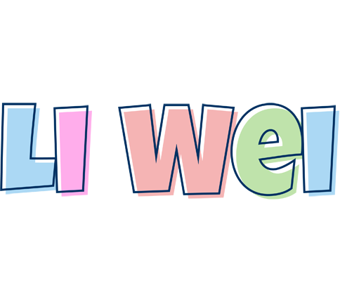 Li Wei pastel logo